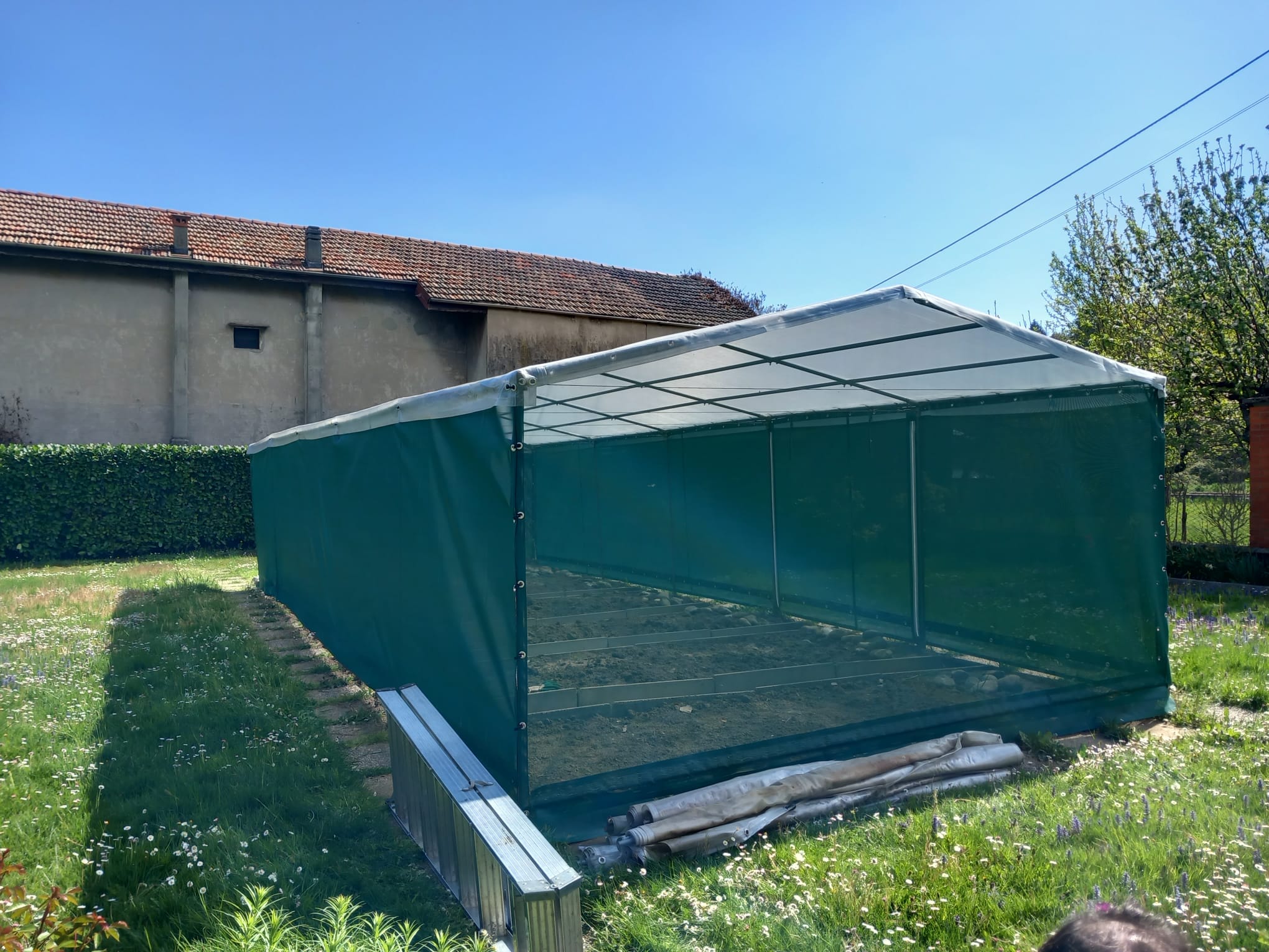 Telone Telo Copertura Impermeabile Nero Trasparente Con Occhielli/Corda - Foto 5