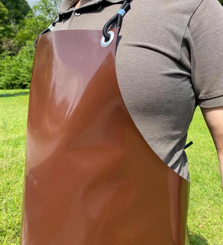 grembiule in pvc resistente per giardinaggio lavorazioni chimiche officine