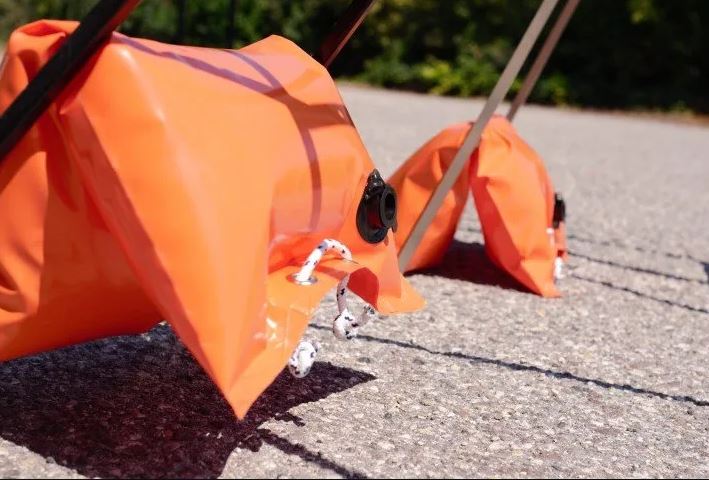 Sacco zavorra di appesantimento per piscine, segnaletica stradale, reti da calcio