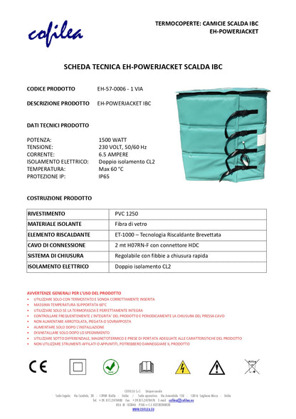 Termocoperta IBC